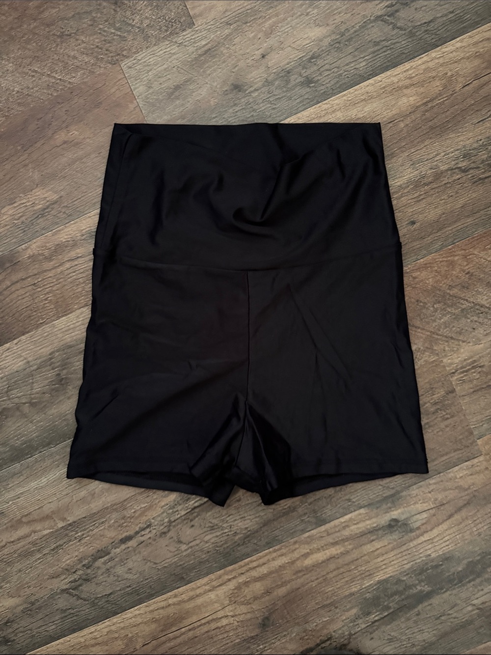Natalie Dancewear High-Waist Black Women's Shorts Size Large